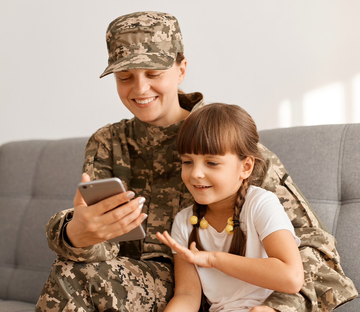 Veteran on Phone About enTouch