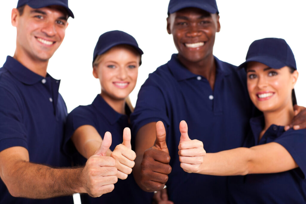 service staff thumbs up enTouch Agent Application